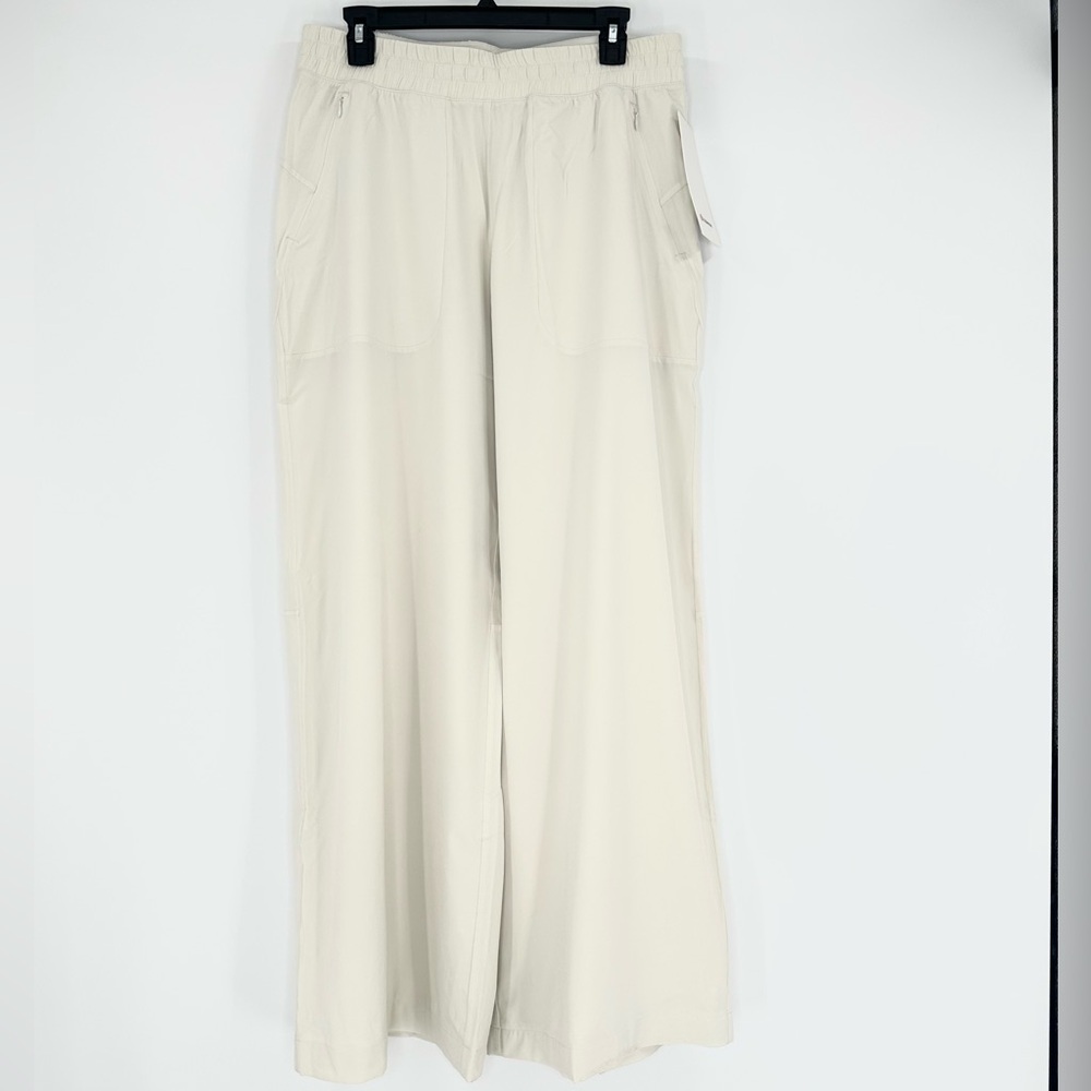 Lululemon Swift Mid-Rise Wide-Leg Lightweight Trouser Pant, Bone, Size 10, NWT - Picture 8 of 13